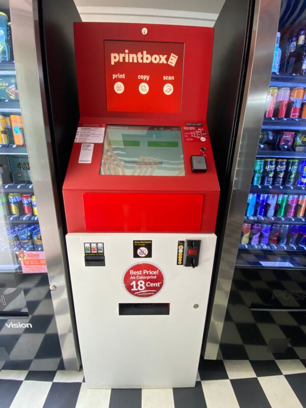 Printbox Fotoautomat im Vendora Automatenshop