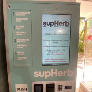 CBD Automat von SupHerb im Vendora Automatenshop